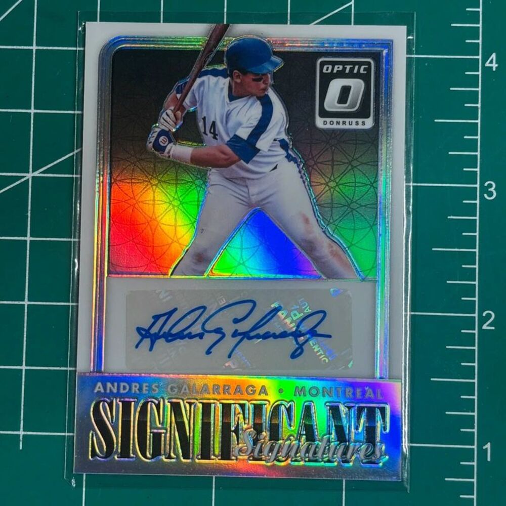 Andres Galarraga 2015 Donruss Optic Significant Signatures Autograph Auto Expos